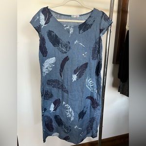 Italian linen light weight dress